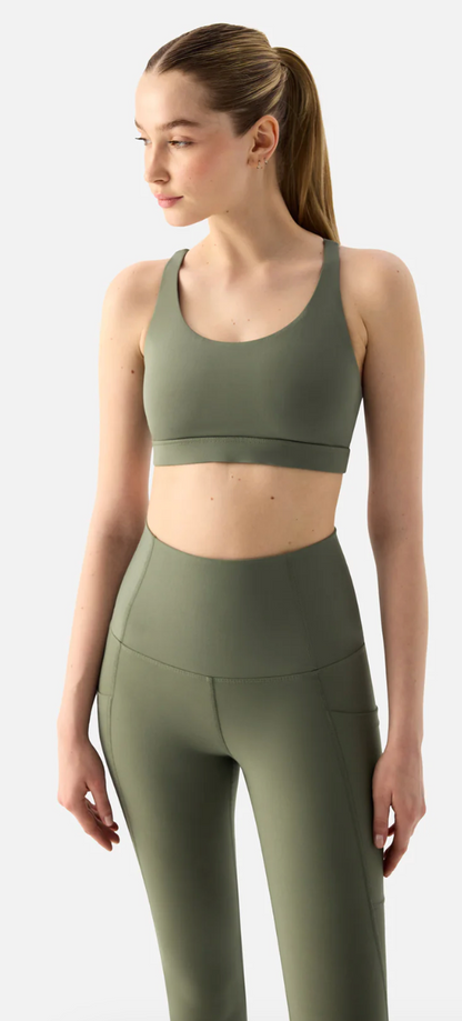 SARA CROSS BAND SPORTS BRA