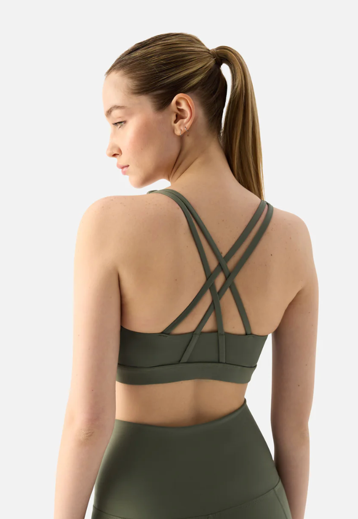 SARA CROSS BAND SPORTS BRA