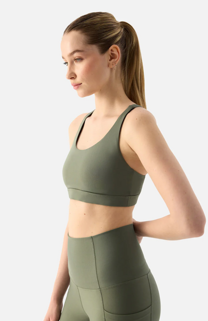 SARA CROSS BAND SPORTS BRA