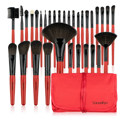 YUWAKU MAKEUP BRUSHES 32 PCS