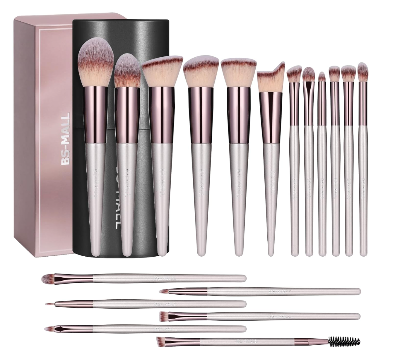 BS-MALL 18PCS PROFESSIONAL MAKEUP BRUSHES