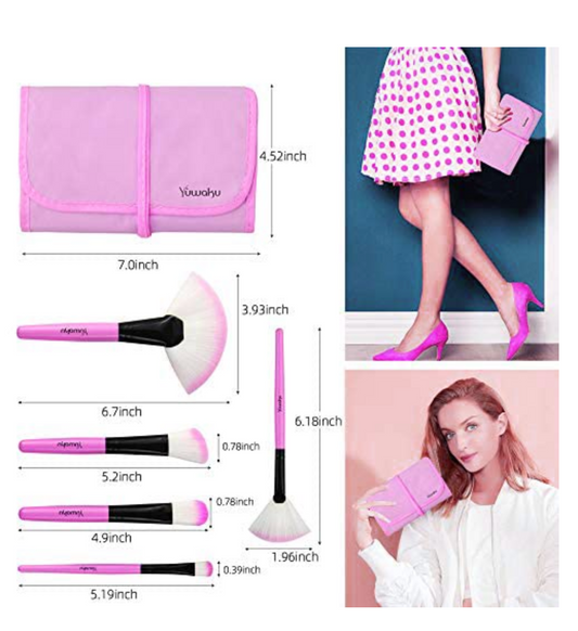 YUWAKU MAKEUP BRUSHES 32 PCS