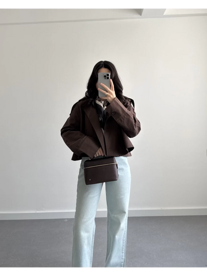 ALISA SHORT TRENCH COAT